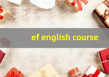 ef english course